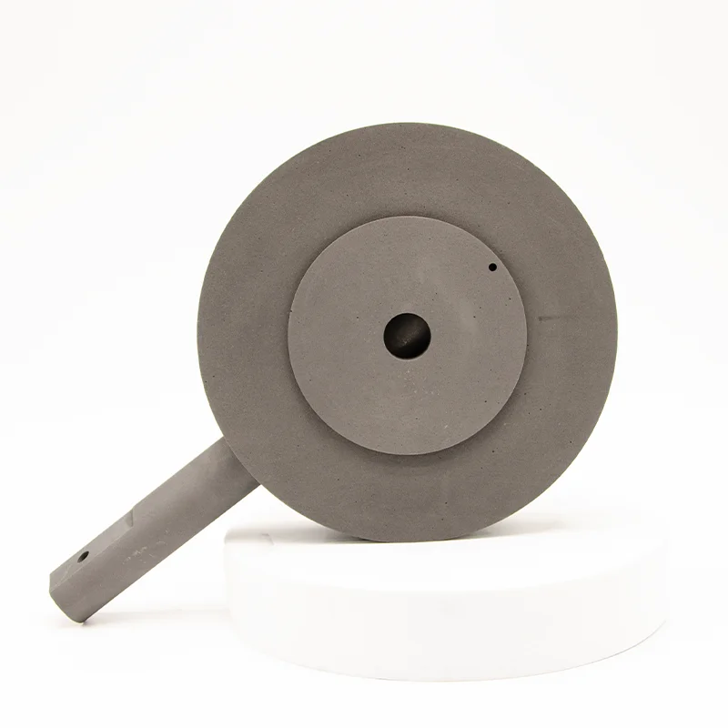 Customized graphite nozzle seat affordable price heat resistance high purity graphite molds