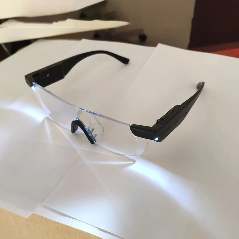 
Mighty sight with LED zoom glasses 