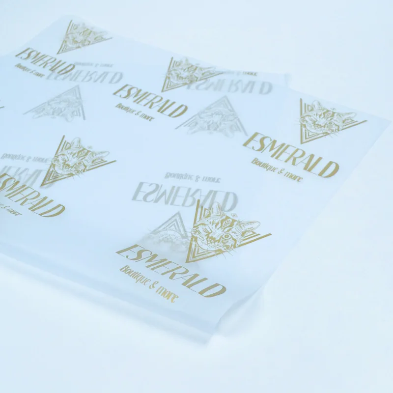 factory Cheap price Custom Gold Brand Logo Printing Gift  17/22/30 gsm Wrapping Tissue Black Paper for Packing cosmetics  gift