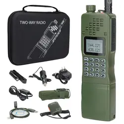 Baofeng AR-152 15W High Powerful Tactical Game Walkie Talkie Dual Band Long Range AN /PRC-152 2-Way Radio add Carrying Bag