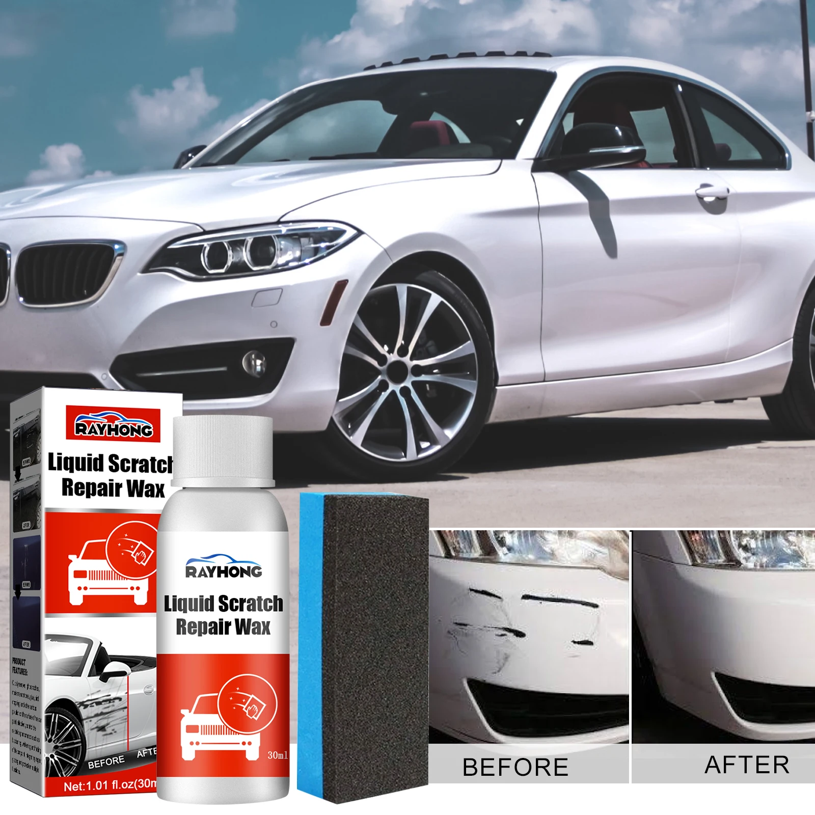 Sustainable OEM Car Scratch and Swirl Remover Auto Repair Tool Anti Scratch Car Accessories Car Scratches Repair Polishing Wax