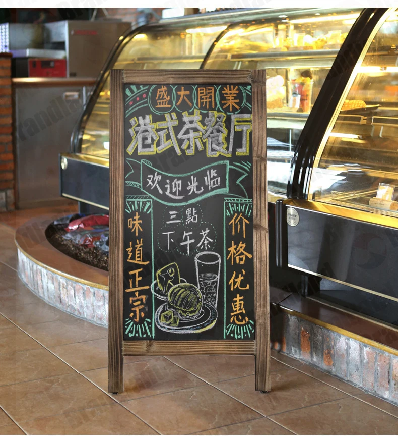 Custom Size Double-sided Magnetic A-type bracket board can be moved home  drawing board handwritten