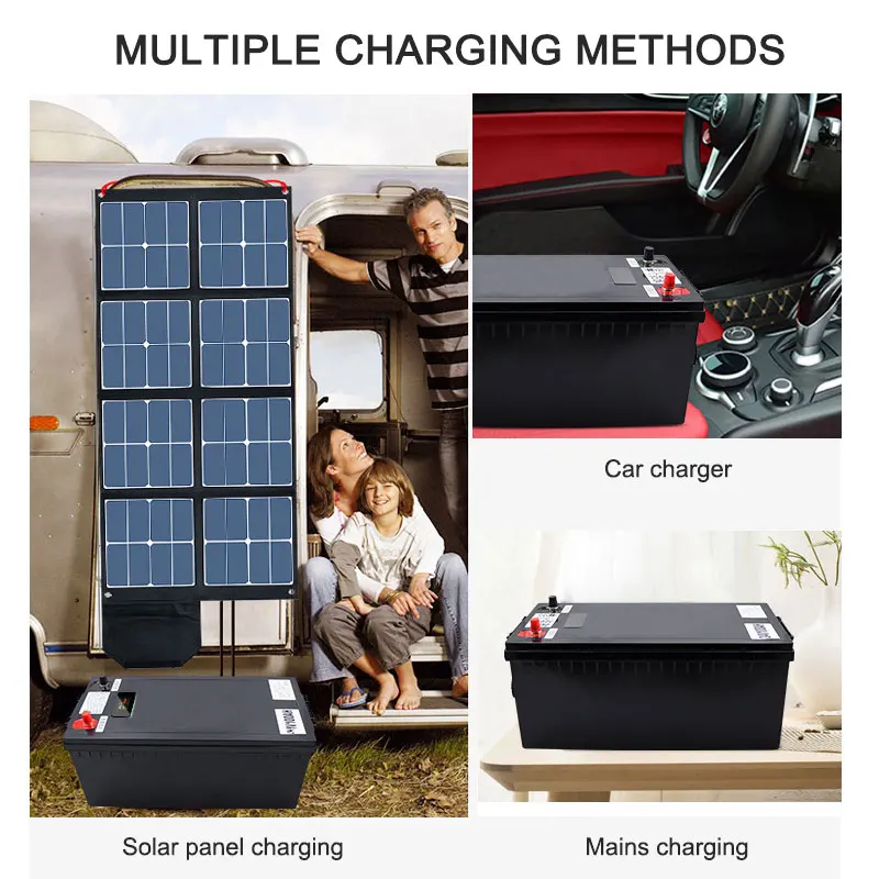 Lithium Battery For Solar Storage  Energy Storage System 12V 200 Ah Golf Cart Battery Lifepo4 Pack