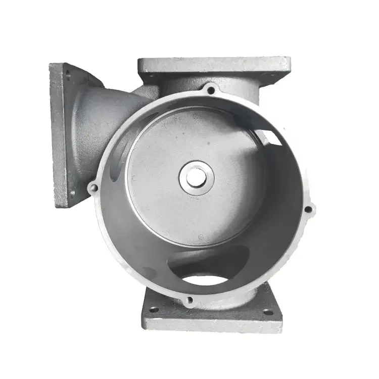 Custom CNC Machining Shell Moulding Casting Parts Ductile Iron Three Way Slider Valve For Agricultural Machine