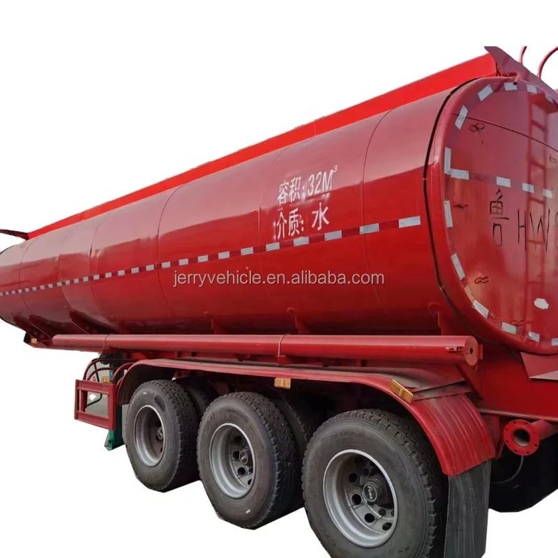 Tanker Trailer Liquid 3 Axle 42000 45000 48000 Liters Diesel Oil Tank Fuel Tanker Truck Semi Trailer For Sale