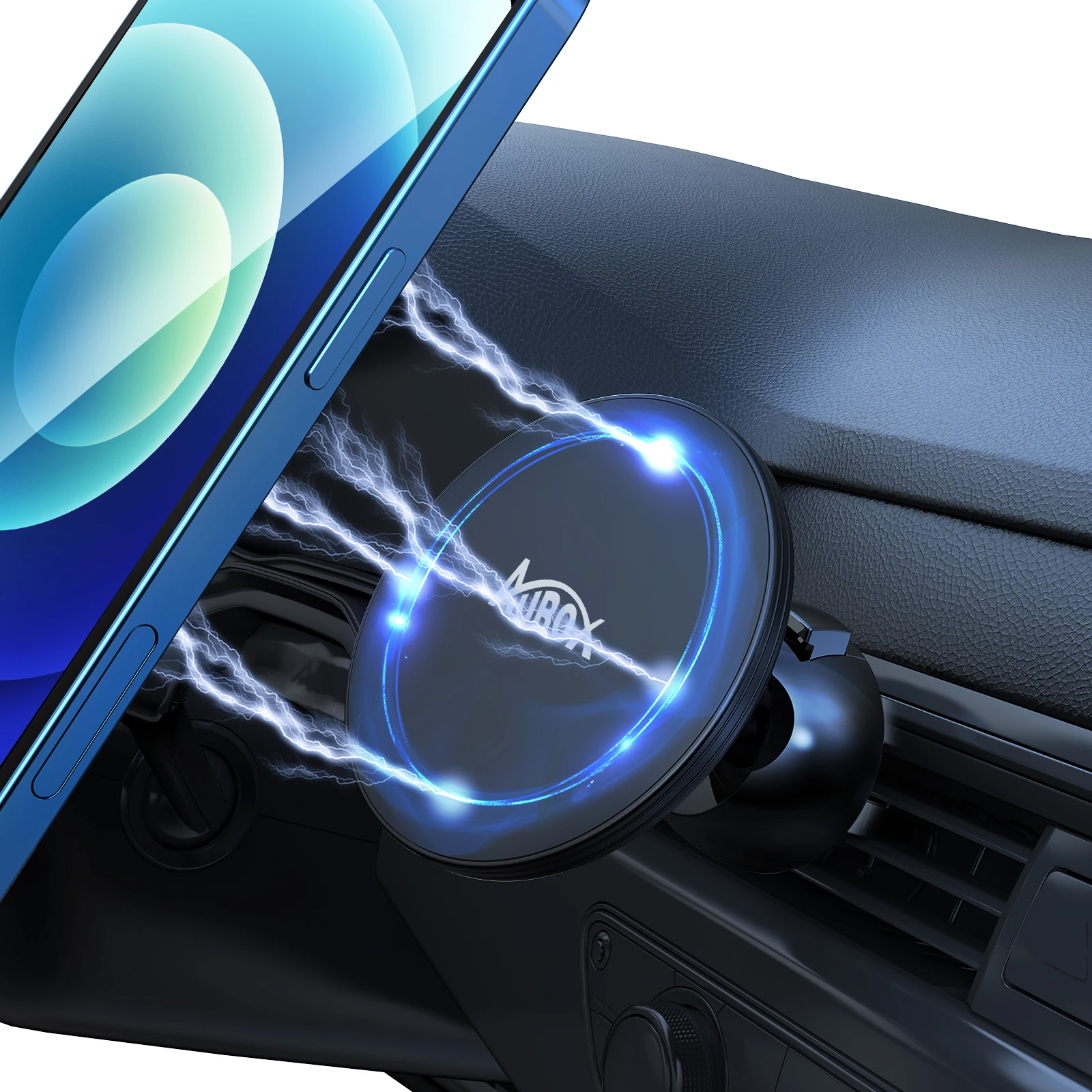 Magsafe 360 Degree Rotation N52 Strong Magnet Mount Universal Air Vent Car Magnetic Phone Holder for iphone12,13 series