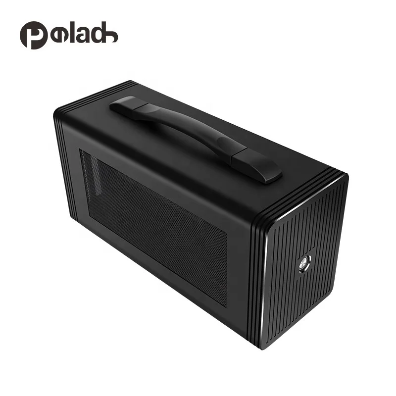 Aluminum External GPU Enclosure (eGPU): Compatible with Windows & MacOS Thunderbolt 3 Laptops, NVIDIA /AMD PCIe Support