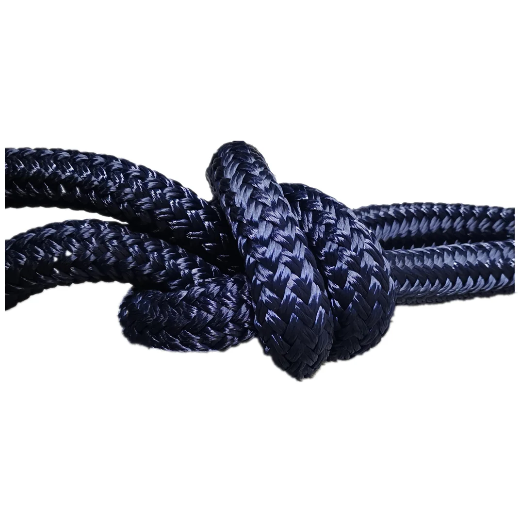 High Strength Double Braided Nylon Rope 100m Coil for General Marine and Construction PP and Polyester Material
