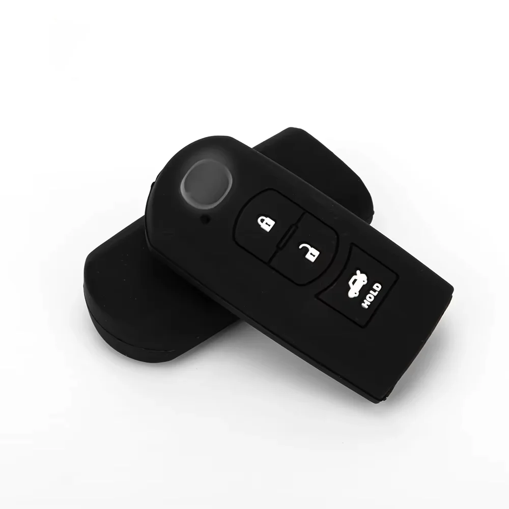 Personality Environmentally friendly materials for Mazda CX5/CX7/CX9 two-button smart black silicone car key cover