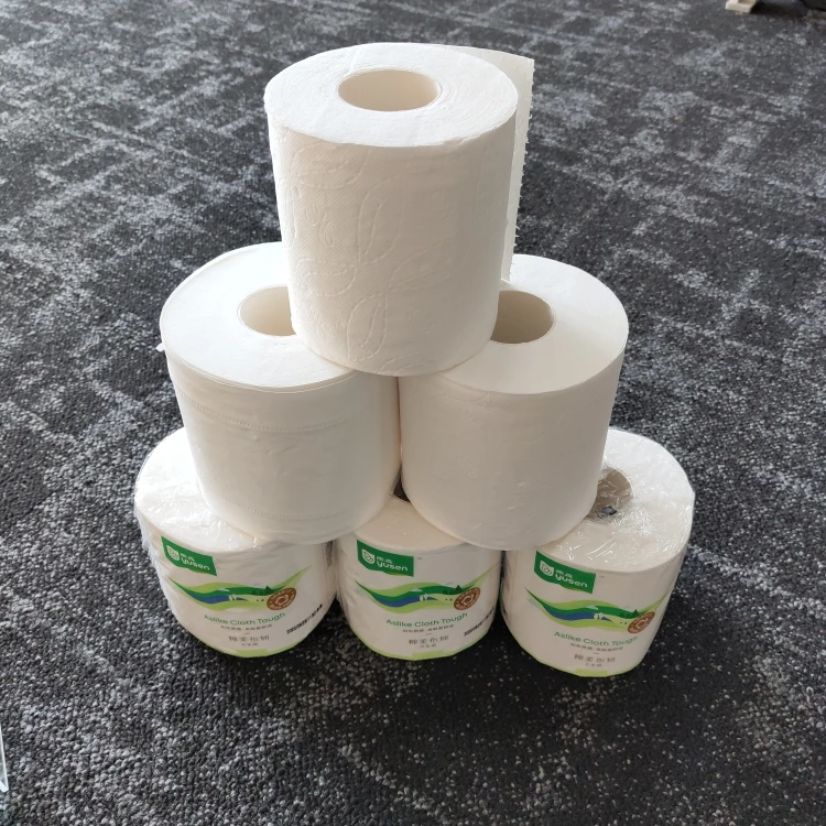 Oem 2/3/4 ply water soluble toilet paper virgin wood pulp core bulk pack toilet tissue tolite paper