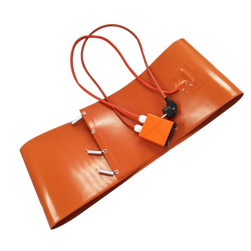 Flexible Silicone  Heater  Flexible Bucket Heater CE  Silicone Rubber Heater  With Temperature Controller