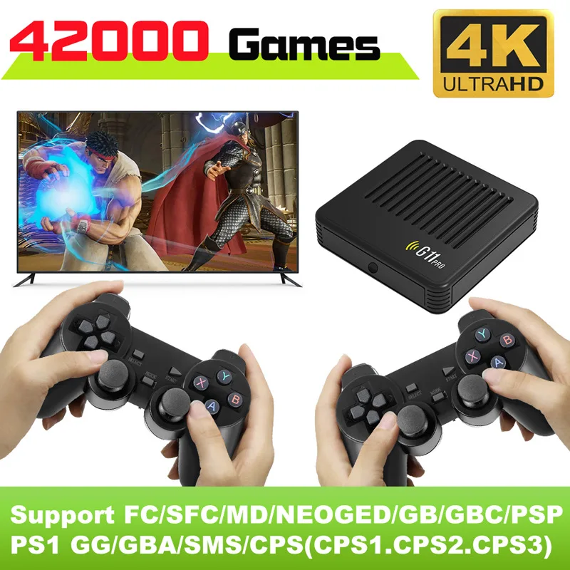 Игровая консоль или Saturn/God of War G11 Pro Классическая Ретро приставка для Sega/DC TV Box супер аркадная игра с