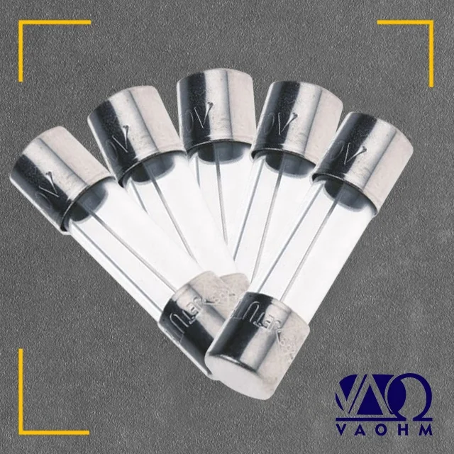 100PCS (Box) Fast Blow Glass Fuse 250V 7A 5*20mm