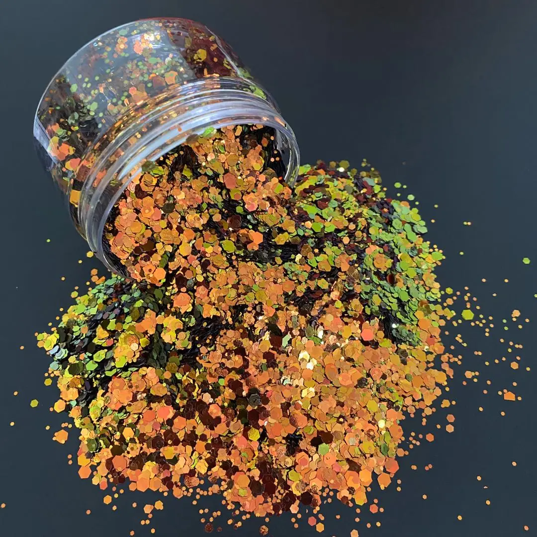 Chameleon Rainbow Lip Gloss Change Color Glitter Mica Powder 0.2Mm Chameleon Glitter Fine