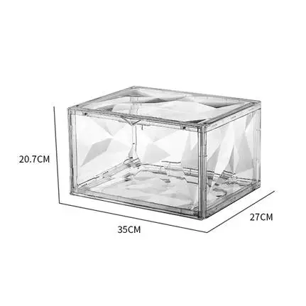 amazons bestseller shoe box storage plastic sneaker storage box shoes rack box in usa