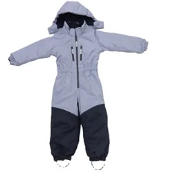 custom LOGO outdoor snow wear kids waterproof snow overall jumpsuit romper suit set for winter snowsuit kids ski suit