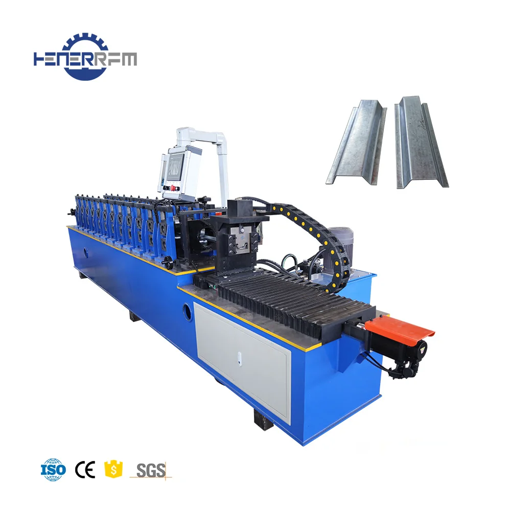 Automatic Running High Speed Metal Drywall And Stud Hat Furring Channel Omege Roll Forming Machine