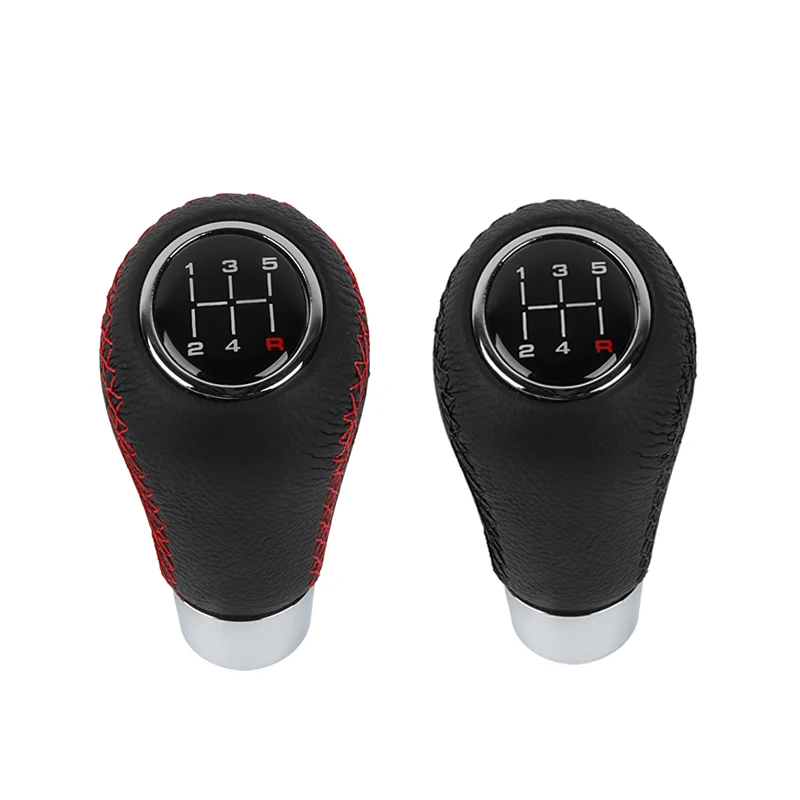 Customize Universal manual automobile tiypeor shift knob leather 5-speed custom logo shift knob