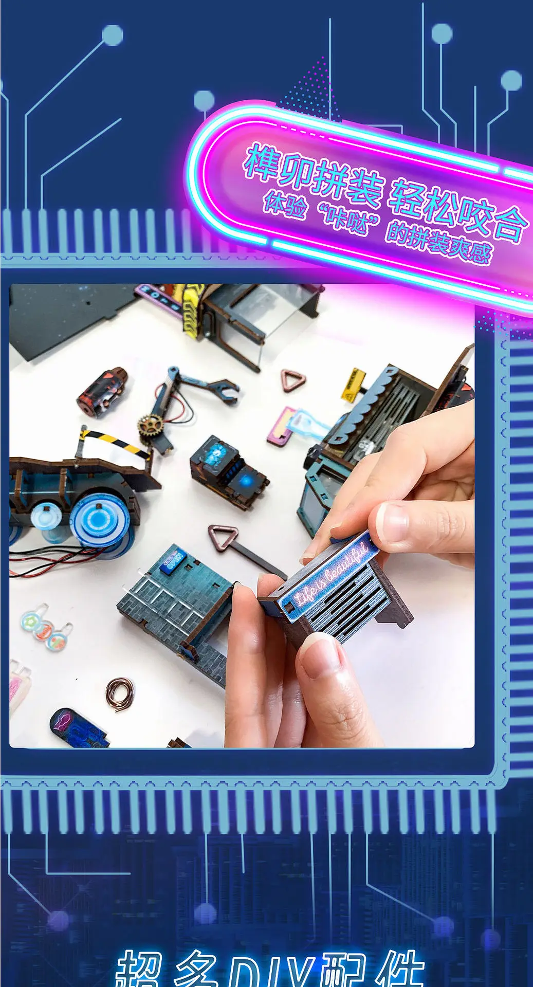 New DIY Book Nook Kit 3D Wooden Bookshelf Miniature Building Kits Creative Model wooden doll house for girls