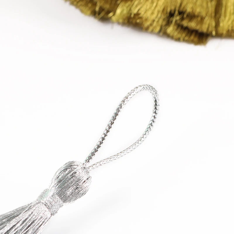 13cm Gold and Silver  tassels DIY  decoration Popular Custom Charm decorated for bags