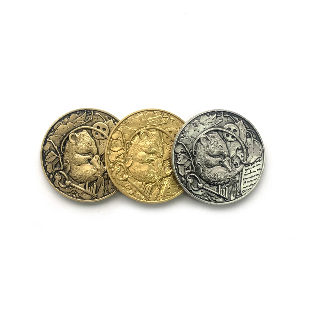 Customize design 2D 3D metal round challenge coins commemorative coin