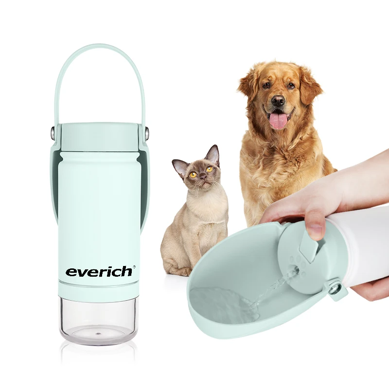 double wall 10oz wide mouth dog vacuum flask insulated stainless steel water bottles with handle lid BPA free
