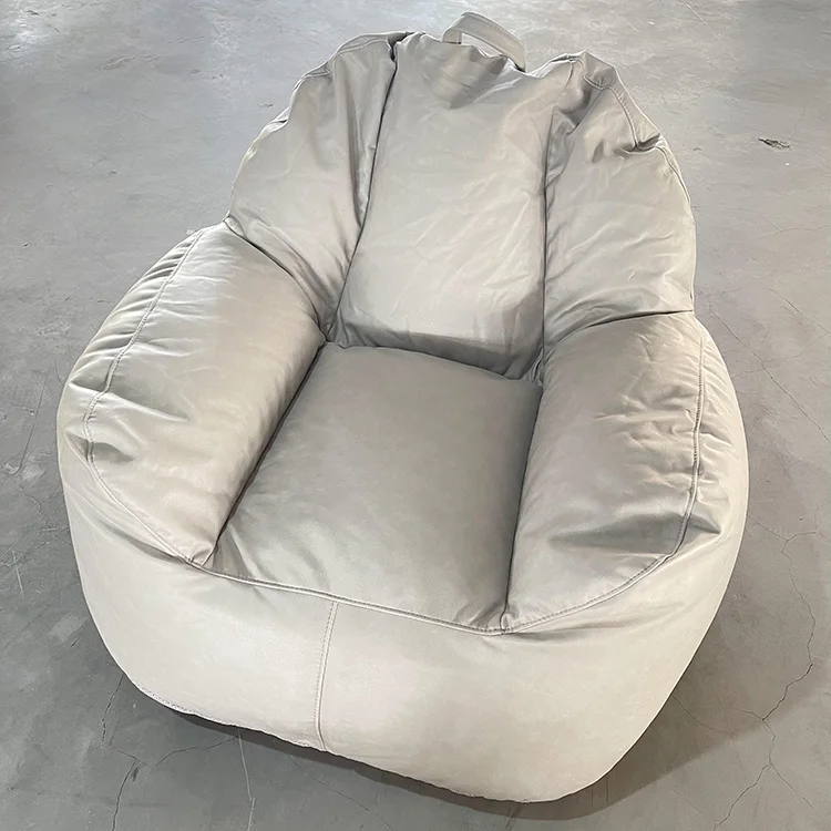 Modern Simple Design Wholesale Single Leisure Bag Couch Sofa Luxury Living Room Lounge Leather Relax Lazy Sofa