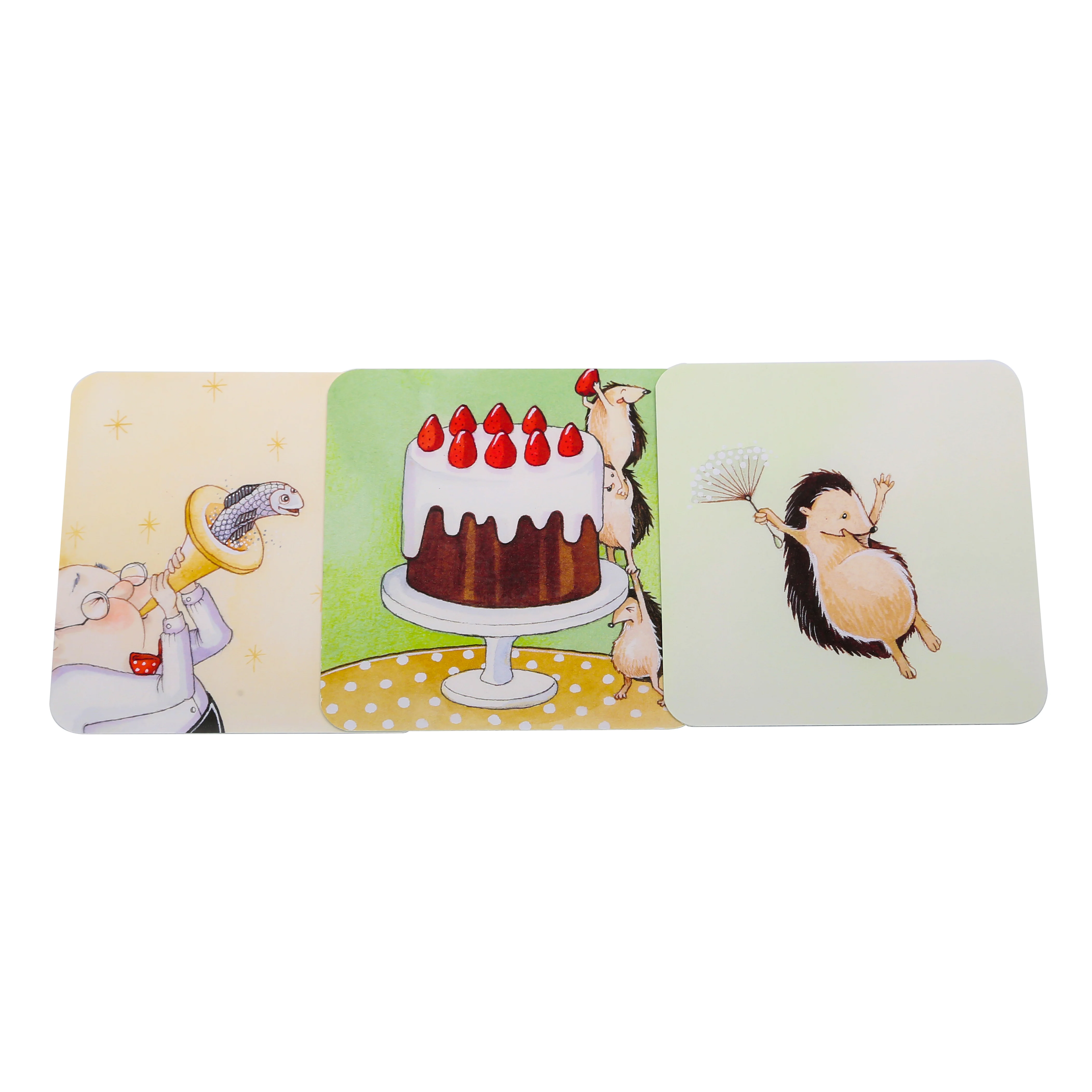 Custom Design Kids Alphabet and Numbers Learning Pocket Flash Playing Cards For Children