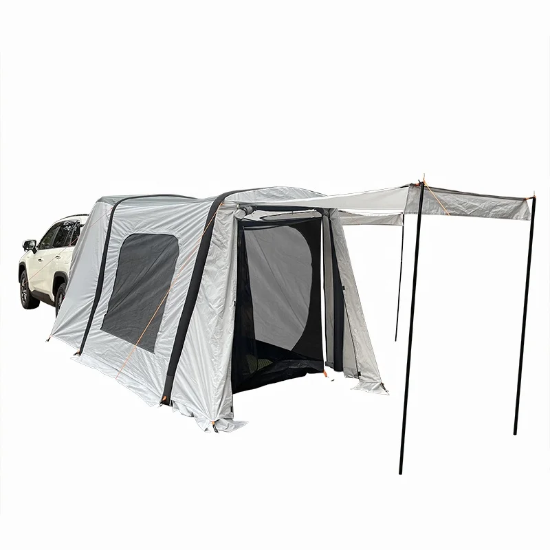 New Outdoor Camping Free Construction Travel Air Inflatable Car Rear Tent Can Be Customized Color Logo
