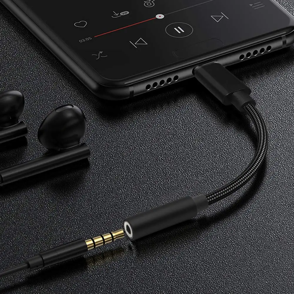  USB-C до 3 5 мм разъем AUX Кабель-адаптер с разъемом USB Type-C для DAC 24bit высокого разрешения цифровой