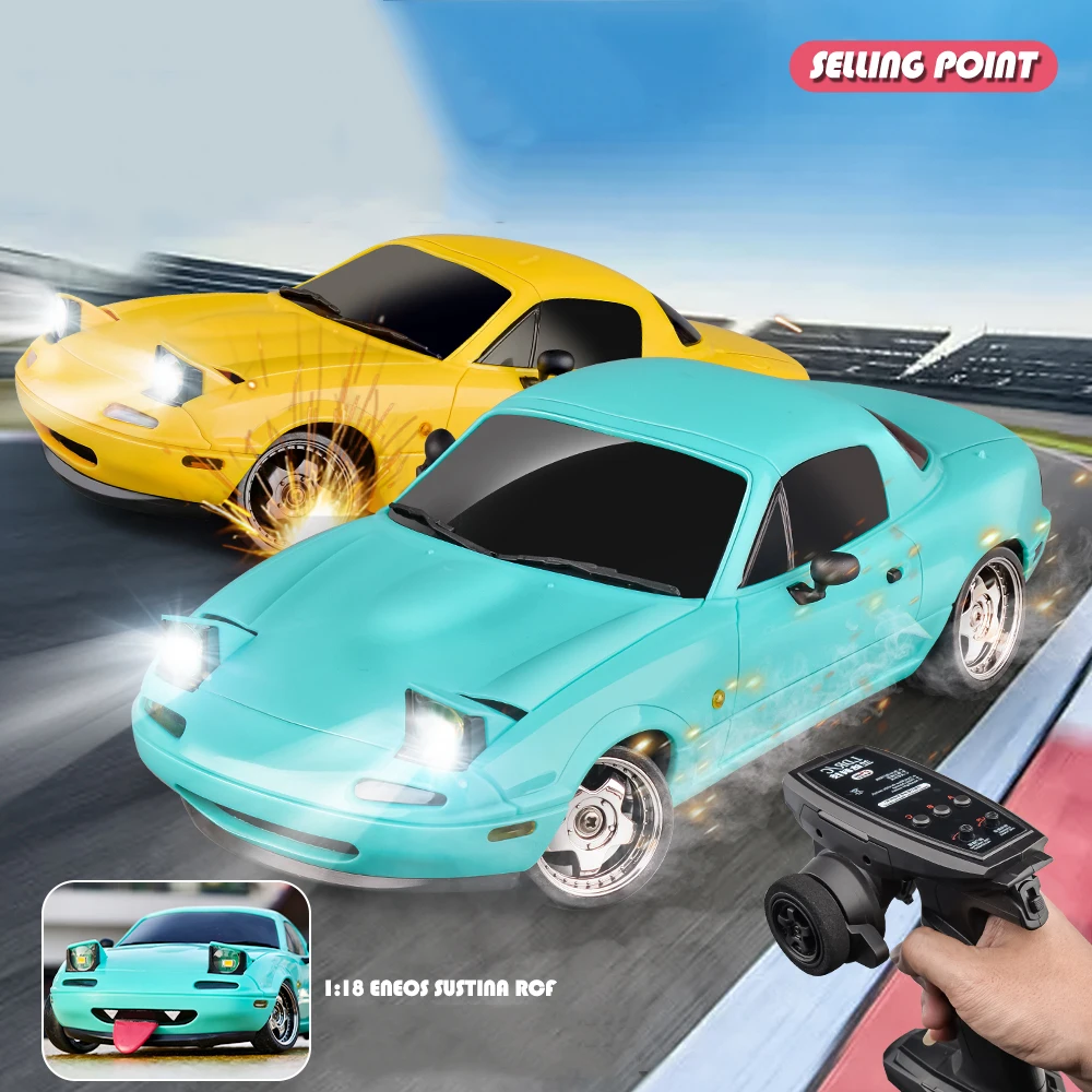 Cute Shape 2.4Ghz LD1804 Car 1:18 Scale MX-5 Model Remote Control Electric RC Drift Car with Gyro