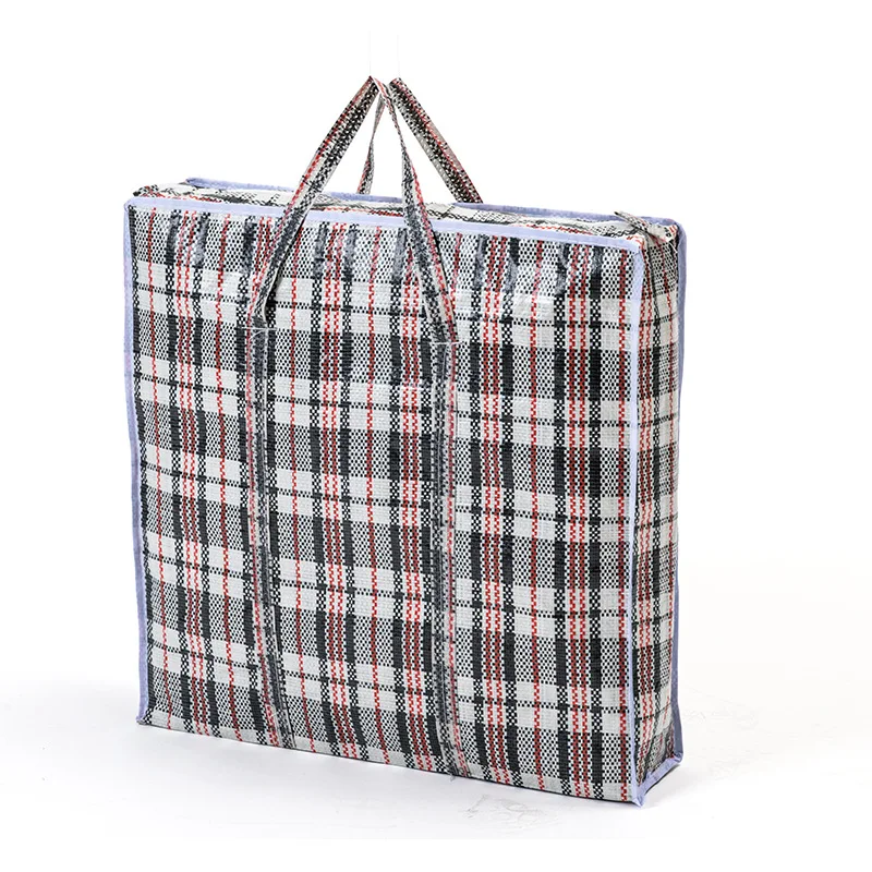 Reusable large capacity recycled pp non woven bags with zipper