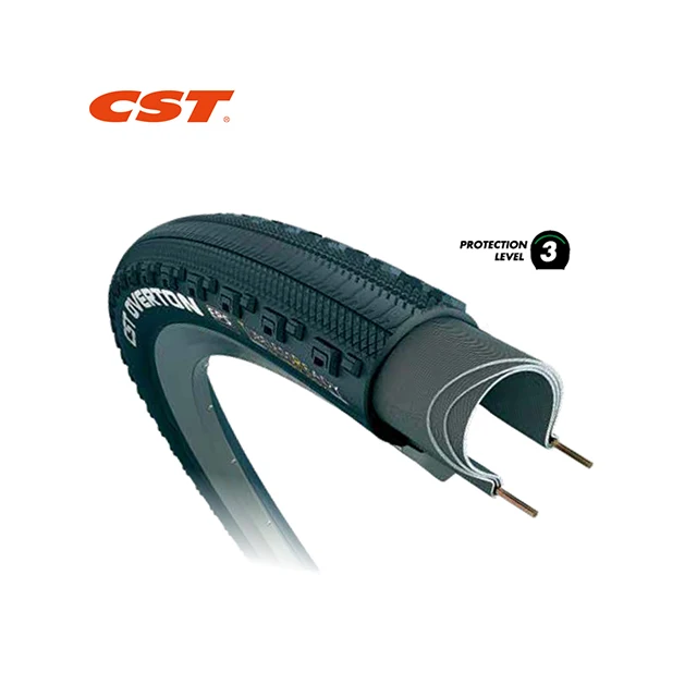 High Performance Safe Travel, Super Stable,Thickened Puncture Proof Mountain Overton Black Rubber 700X40C Bike Tires