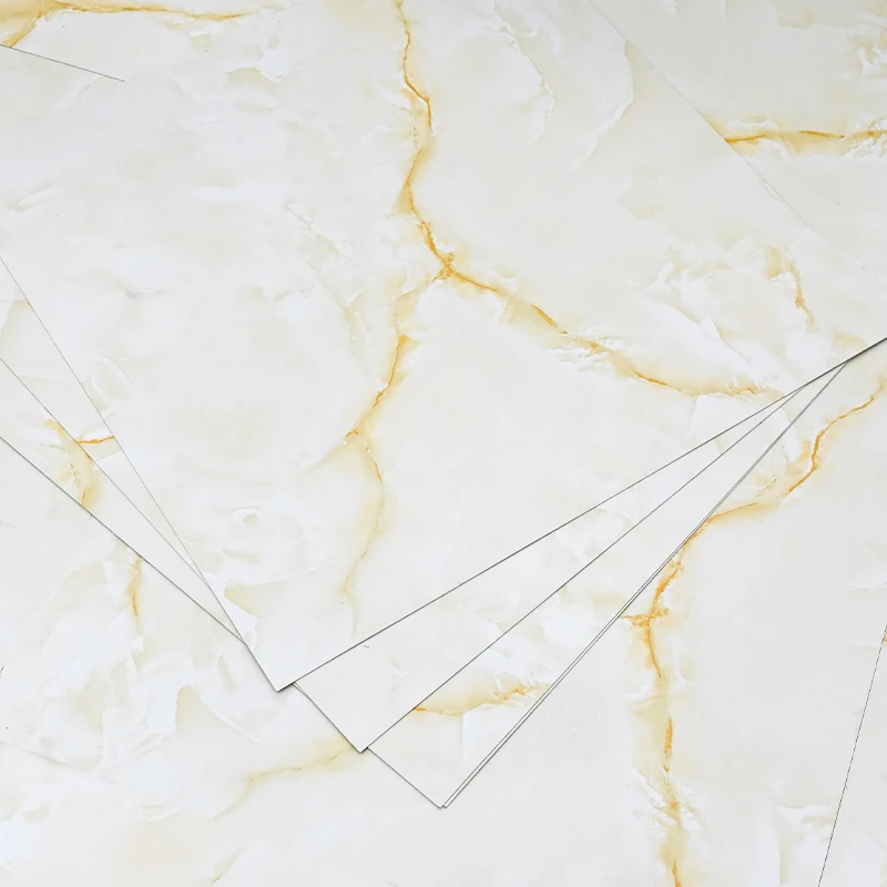 Baolin Best Price Self Adhesive Pvc Floor Tiles Peel Waterproof Glue Down PVC Flooring