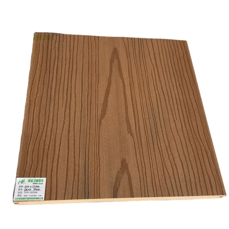 Anti crack wpc outdoor plastic decking composite floor