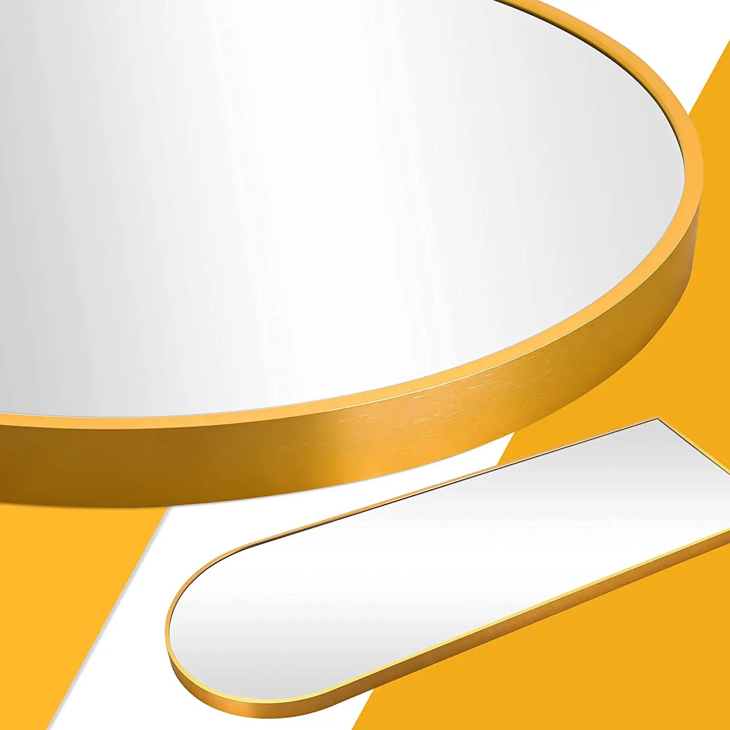 Arched shape Floor Mirror metal framed mirror  fancy makeup mirror