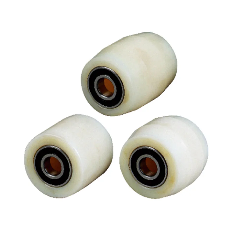 Front wheel 80 160 180 200mm forklift parts Load nylon pallet forklift reach hand pallet trucks wholesale nylon wheels