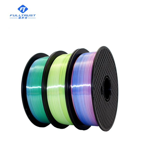 Экологически чистая нить 1,75 мм радужного цвета для 3D принтера, 3D Ручка