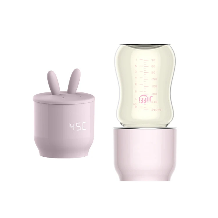 Smart USB Rechargeable Battery Portable Wireless Travel Baby Milk Bottle Warmer