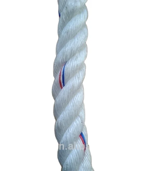 2023 popularTwisted fishing rope Type  Polyester/ Nylon/ Polypropylene 3 strand rope for wholesale