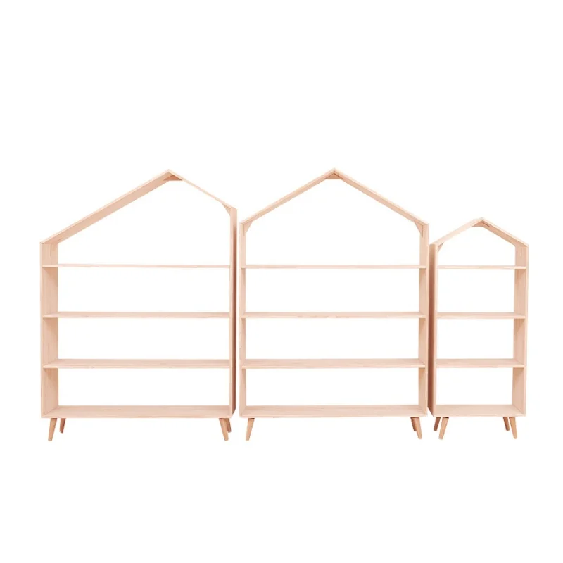 
Nordic Style Wooden Kids Bookshelf Scandinavian Wooden kids book cabinet 