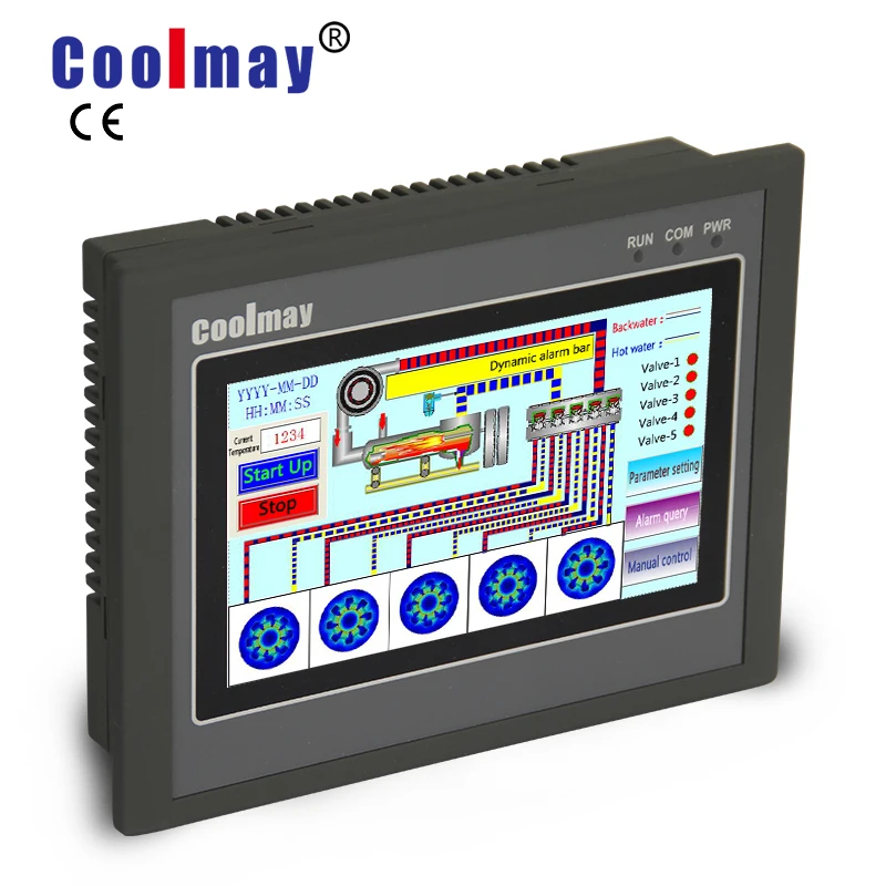 4.3inch  plc built in hmi  relay output SCADA remote controller EX3G-43KH-24MR