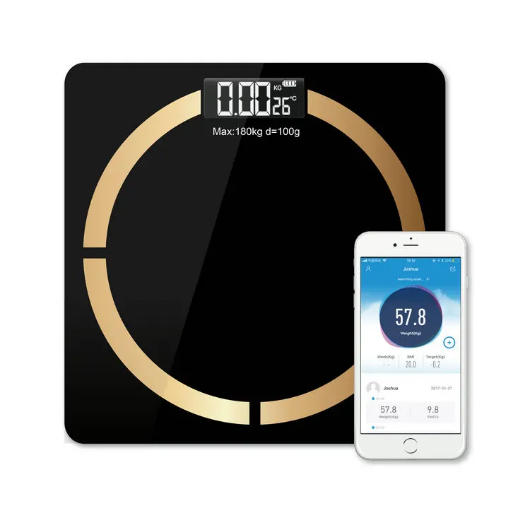 Smart Bluetoo Bathroom Scale Digital App Weight Scales Body Fat Scales