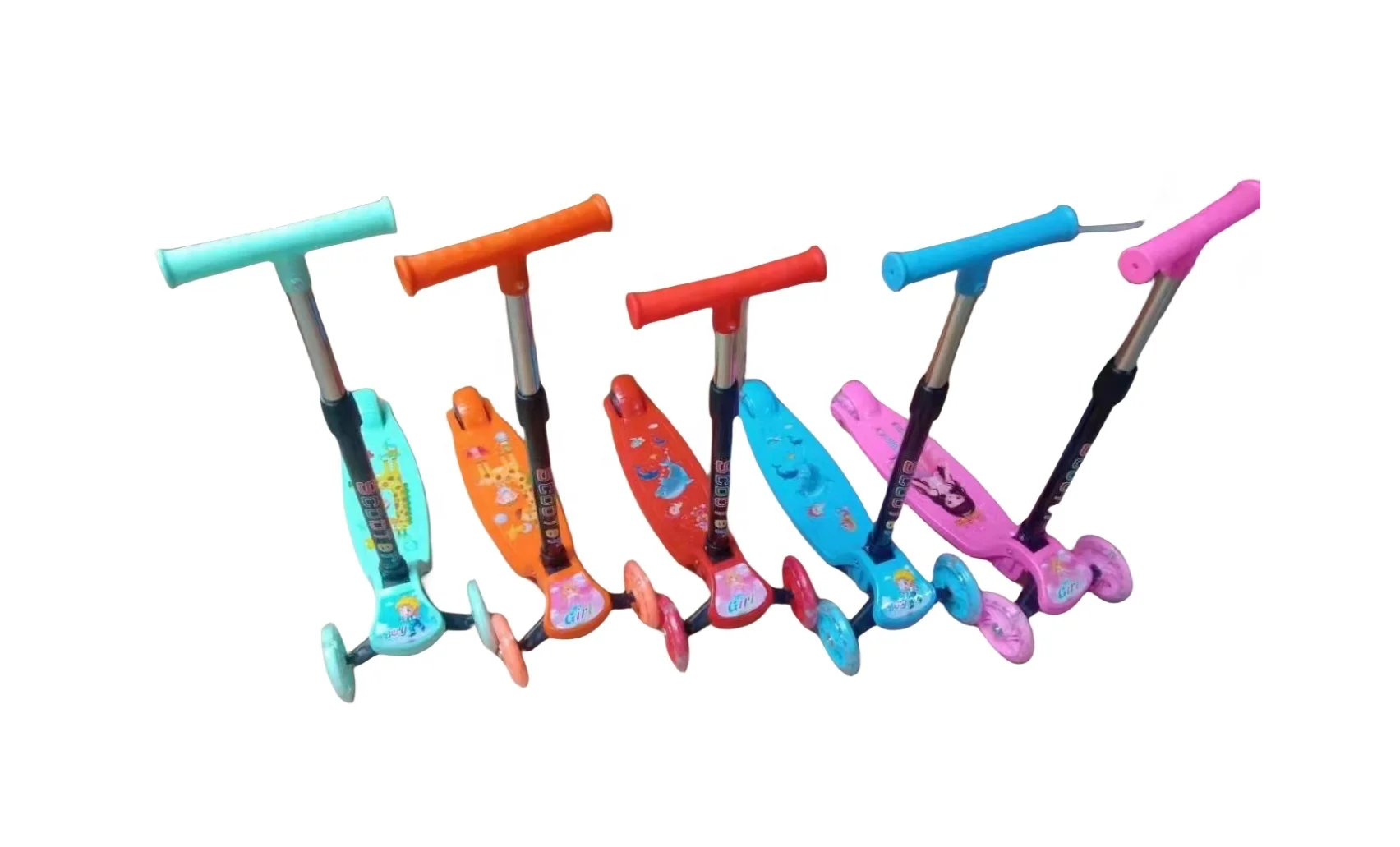 chinese hot sale free shipping 3 4 big wheel mobility drift foot kids tricycle scooter with removable