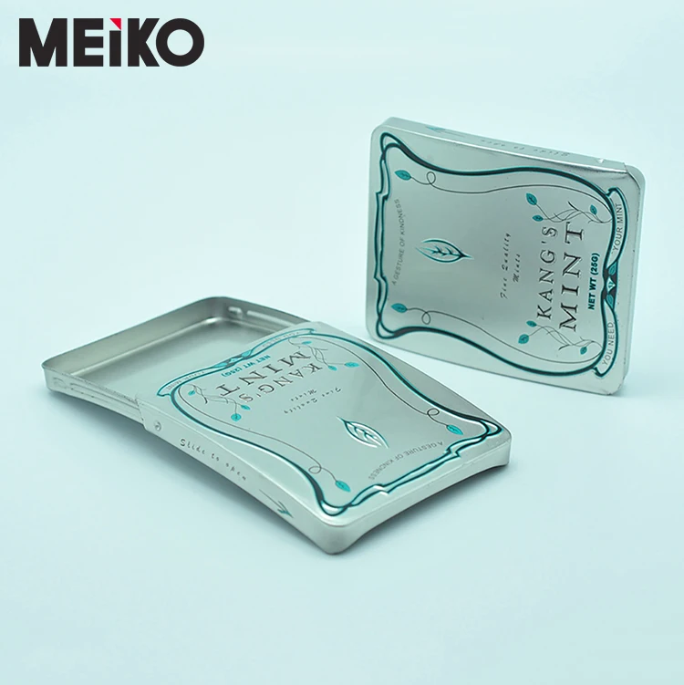 High Quality Mint Tin Box Customized Pocket Size Metal For Mint Candy