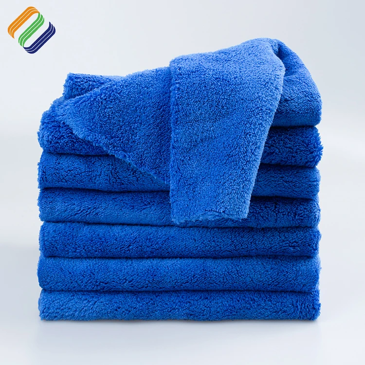 Car Microfiber Towel Edgeless - Ultra Thick Car Wash Detail Polishing Towel With Plush Microfiber Wipe Cloth