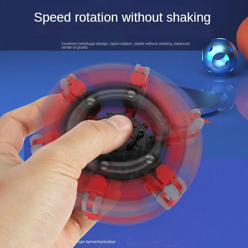 Novelty Fidget Spinner Diy Deformable Stress Relief Toy Fingertip Spin Top Antistress Mechanical Chain Gyroscope Toy For Kids