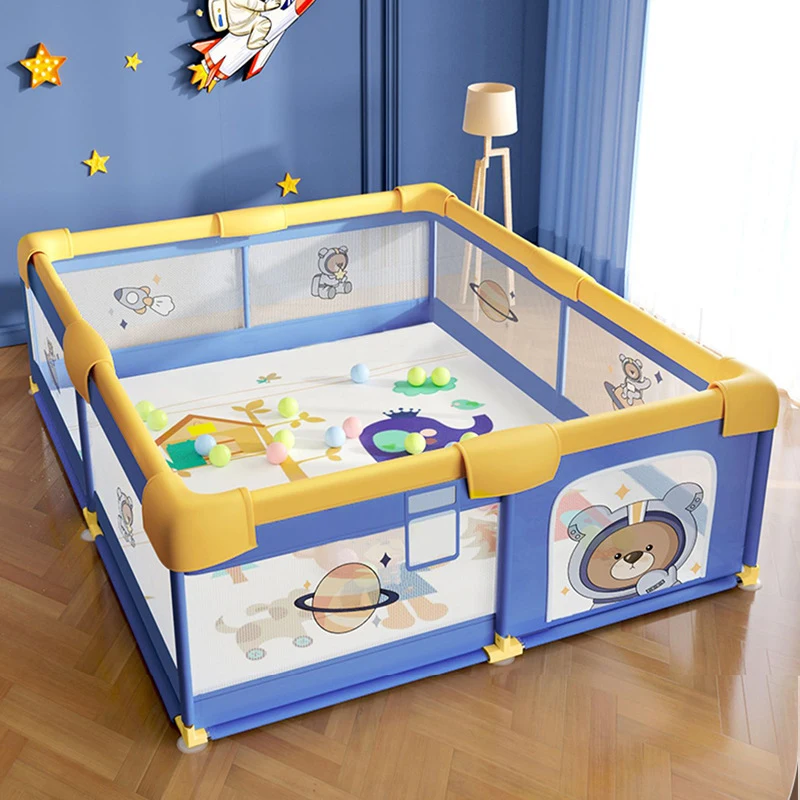 Fences For Kids Colorful Portable Baby Playpen Easy To Assemble Foldable Playpen For Babies And Toddlers