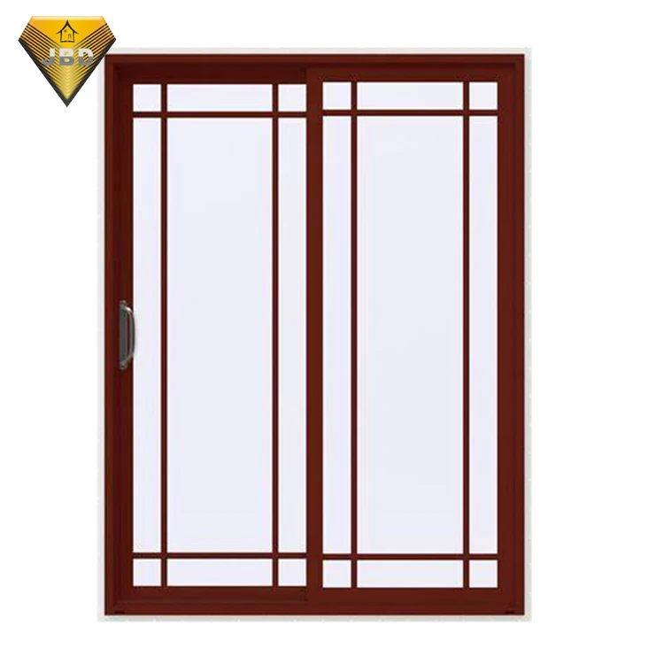 JBD Пользовательские черный алюминий защелка Детская безопасность стекло раздвижные двери сарая производителей