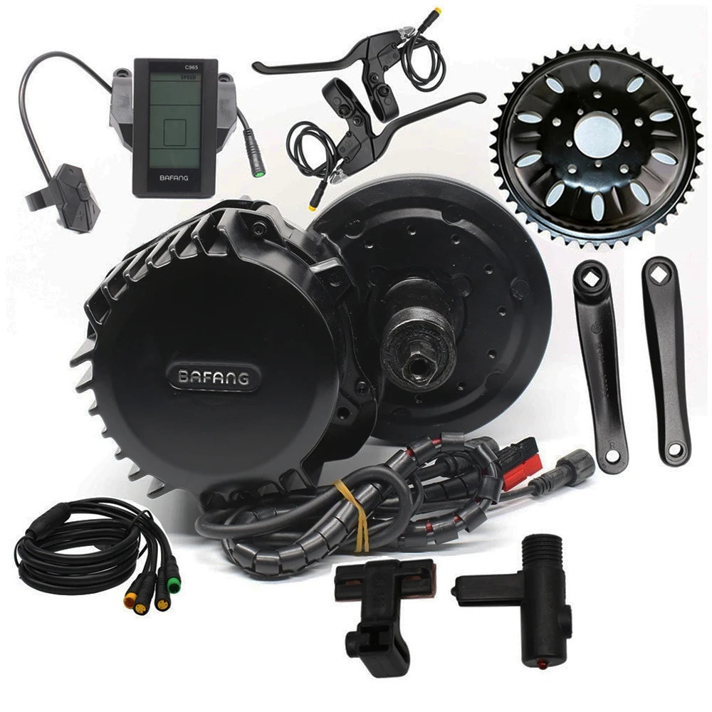 Nbpower Electric bike 36V 350W Bafang BBS01 Mid Drive Crank Motor Conversion Kit for moutain bike